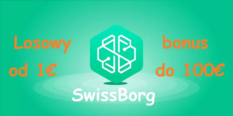 Bonus SwissBorg i losowa nagroda od 1 do 100 €